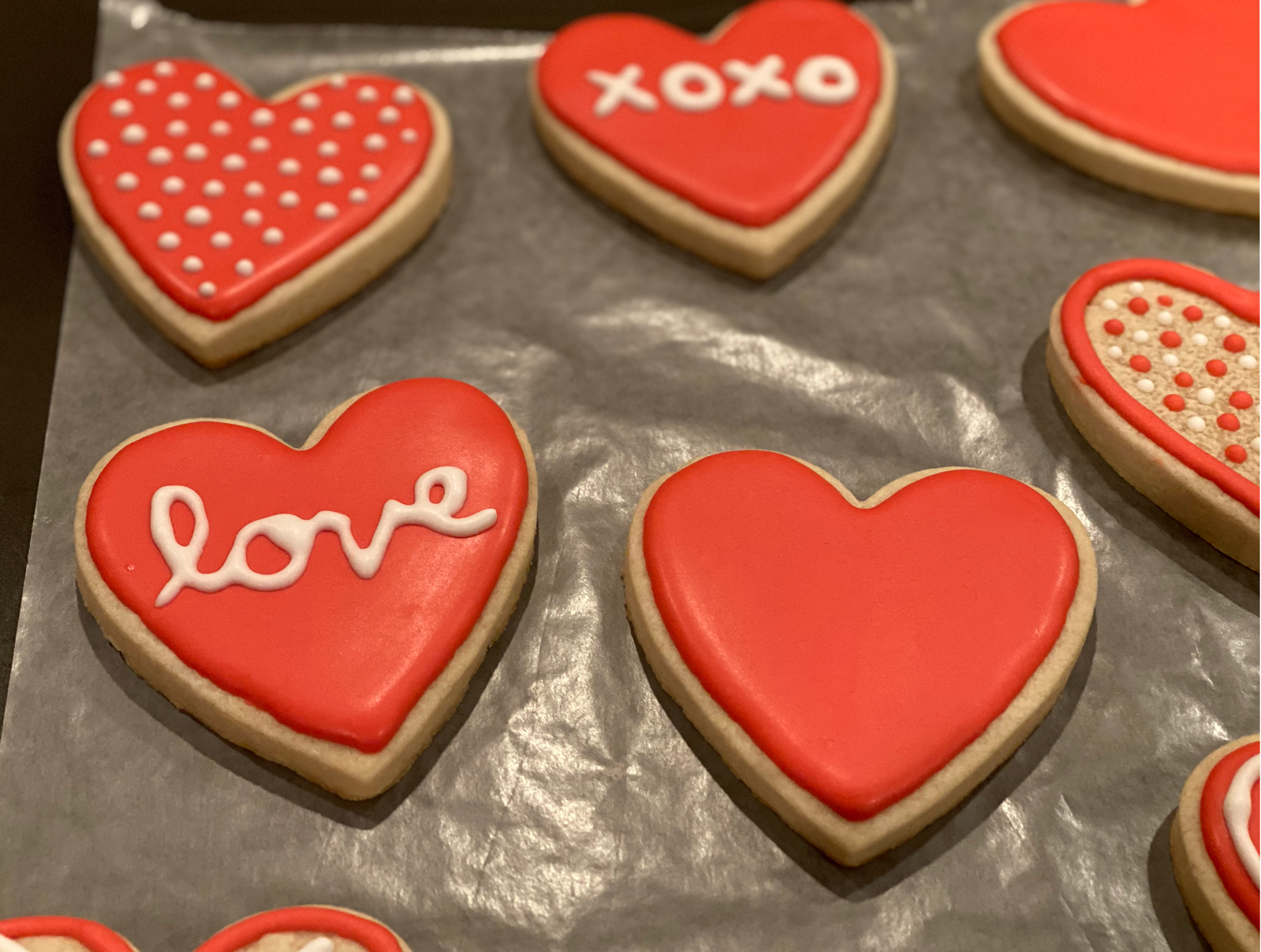 heart cookies